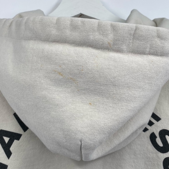 Talentless Circle Logo Hoodie in Bone S - Picture 10 of 10